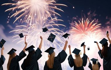 Фейерверк и салют на выпускной вечер: что купить, организация самостоятельно или через фирму