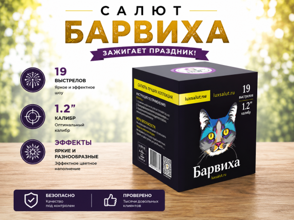 Салют Барвиха 19 зарядов